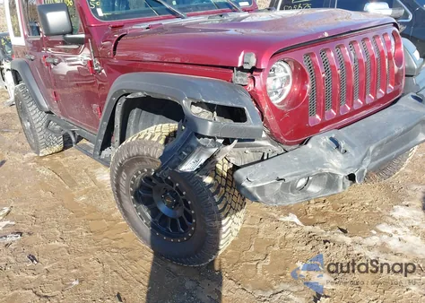 2021 Jeep Wrangler Unlimited Islander 4X4 z USA, uszkodzony, nr VIN 1C4HJXDG1MW590180